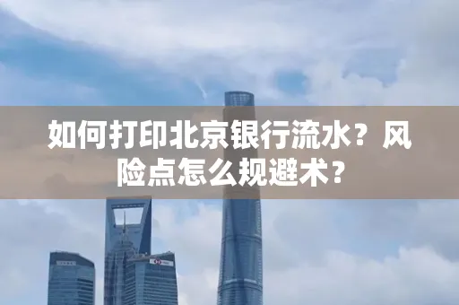 如何打印北京银行流水？风险点怎么规避术？