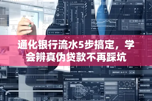 通化银行流水5步搞定，学会辨真伪贷款不再踩坑
